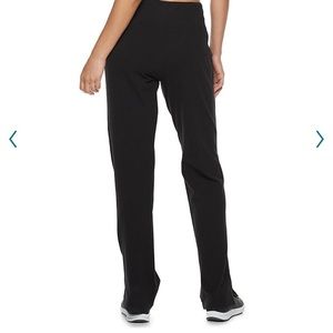 Black Monstera Cotton Mid Raise Pants